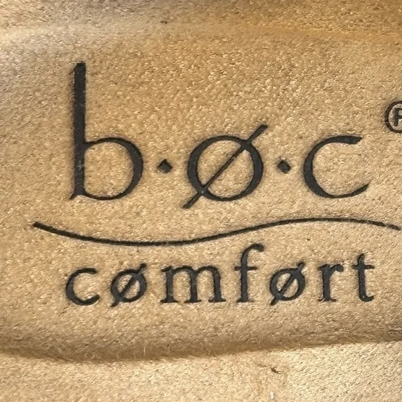 b.o.c. Jaquet Brown Comfort Cushioned Wedge Heels Sandals 7M NIB - Picture 8 of 10